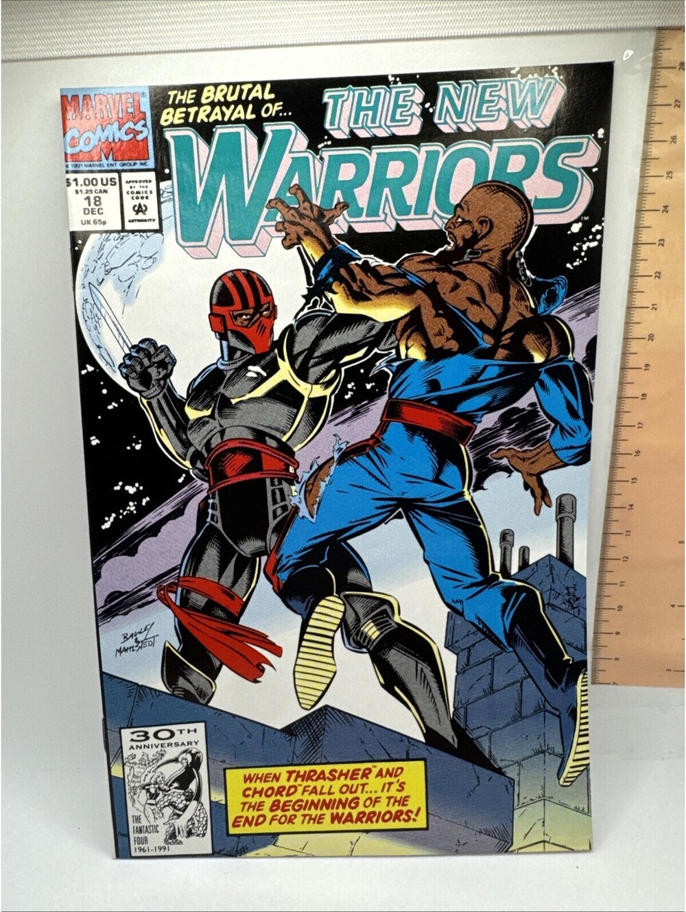 The New Warriors #18 (Marvel Comics December 1991)